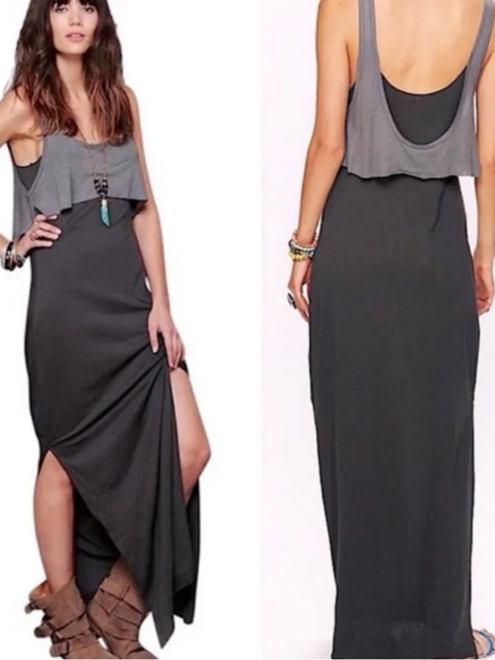 ISO Free People Emma Two-fer Maxi Dress Xs!!
